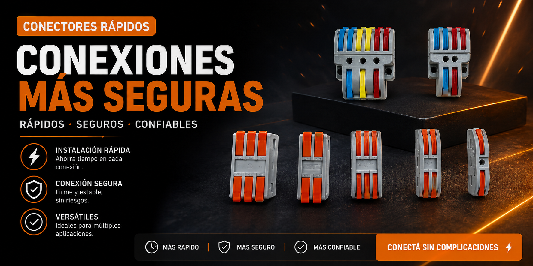 conectores rapidos banners